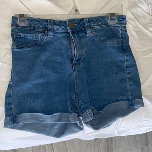 Light Denim Shorts